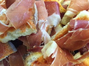 Jambon sur Pain tomate