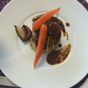 Mignon de veau et sauce aux morilles