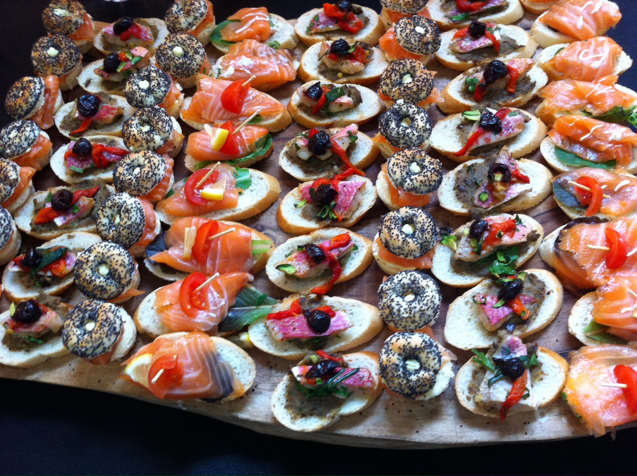 Assortiment de canapés