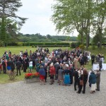 Vin d'honneur dans le parc